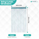 String Curtain Panel - Turquoise